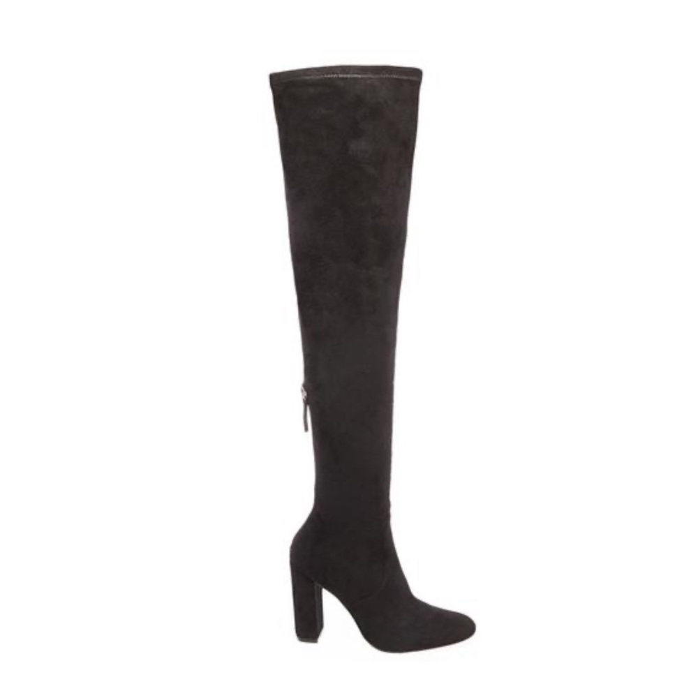 Steve Madden Emotions Black Thigh High Boots